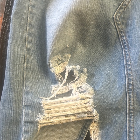 Fashion Nova Distressed Denim Dress - Picture 13 of 16